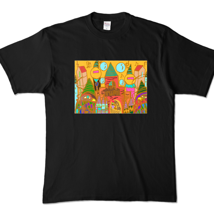 カラーTシャツ - XL - ブラック (濃色)