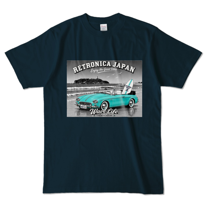 カラーTシャツ - L - ネイビー (濃色)