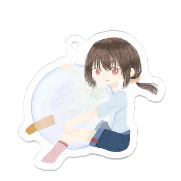 アクリルキーホルダー - 50 x 50 (mm)