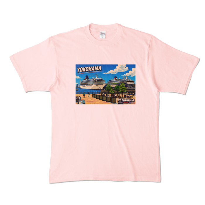 カラーTシャツ - XL - ライトピンク (淡色)