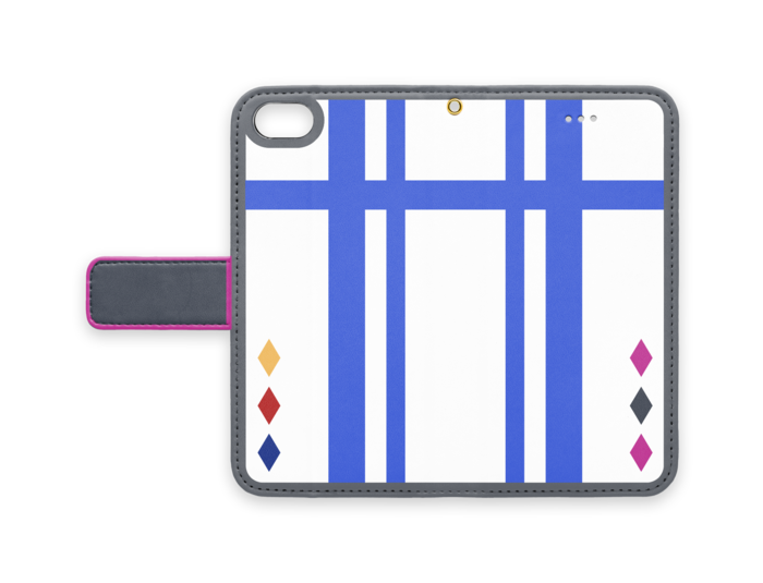 手帳型iPhoneケース - iPhone 8 / 7 - ストラップ穴 あり