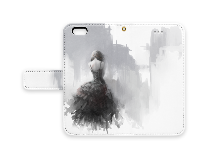 手帳型iPhoneケース - iPhone 6 / 6s - ストラップ穴 あり