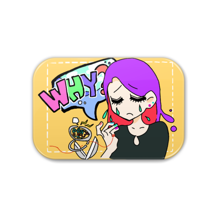 缶バッジ - 角丸 76x51mm