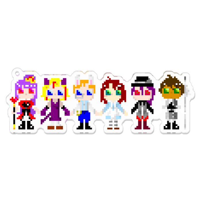 アクリルキーホルダー - 100 x 100 (mm)