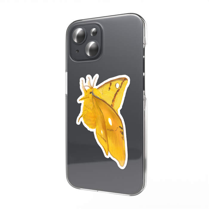 スマホステッカー ウスタビガ　横向き