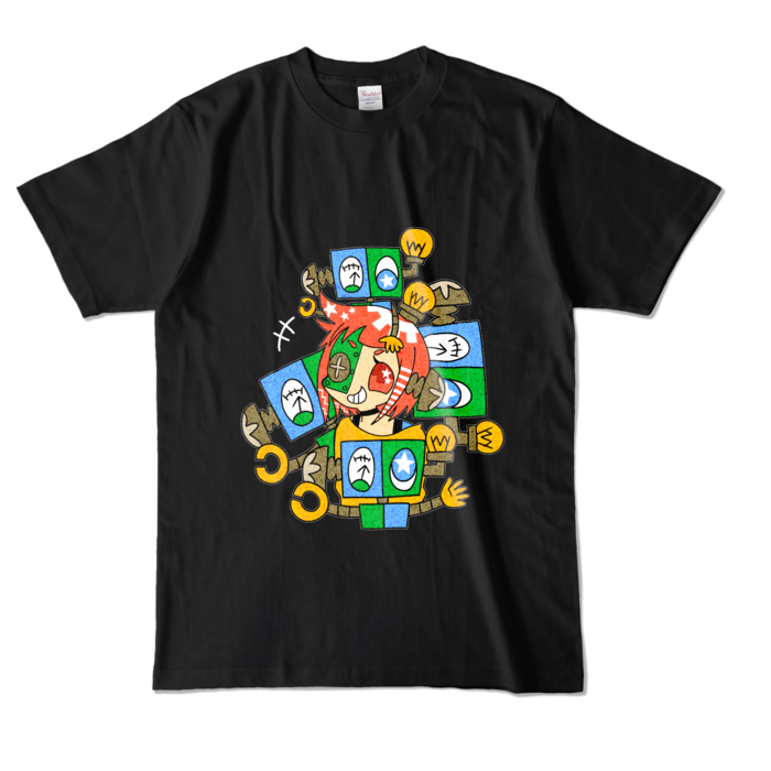 カラーTシャツ - L - ブラック (濃色)