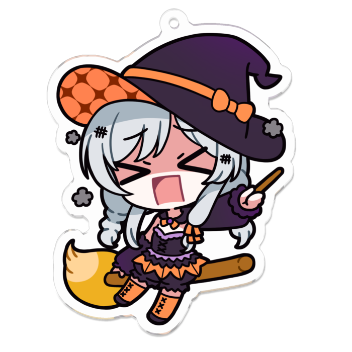 アクリルキーホルダー　魔法失敗Ver.