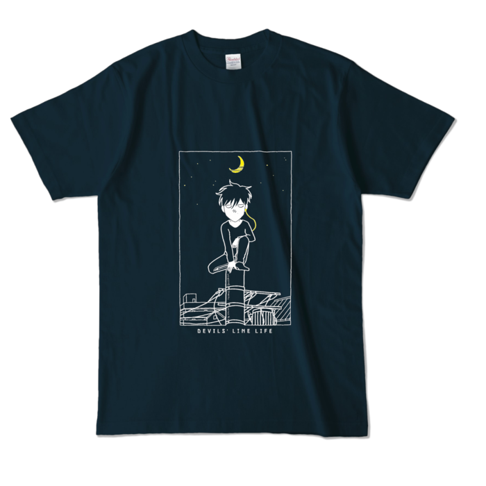 カラーTシャツ - L - ネイビー (濃色)