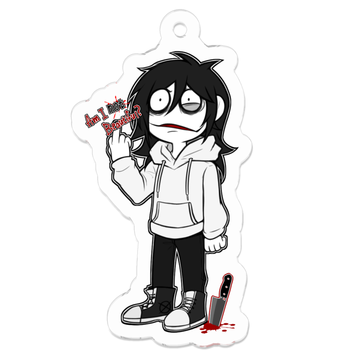 Jeff : Ver. Am I not beautiful? - 50 x 50 (mm)