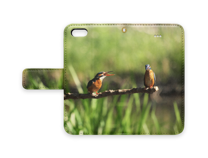 手帳型iPhoneケース - iPhone 5 / 5s / SE - ストラップ穴 あり