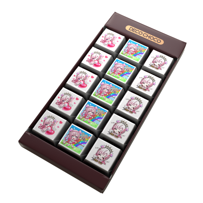 DECOチョコ - 列ごとにデザイン