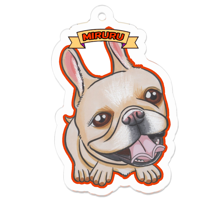 アクリルキーホルダー - 50 x 50 (mm)