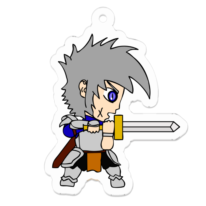 アクリルキーホルダー - 50 x 50 (mm)