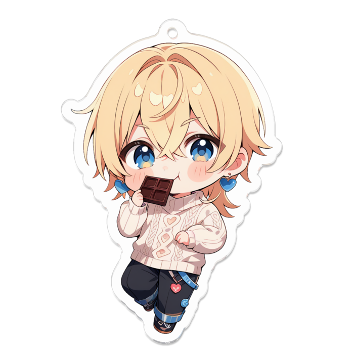 アクリルキーホルダー - 70 x 70 (mm)