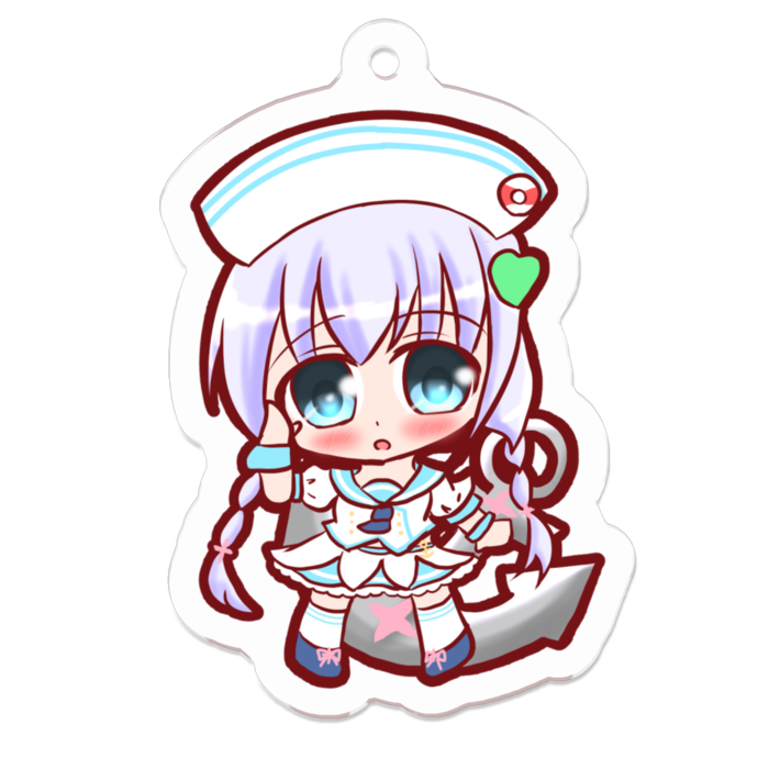 アクリルキーホルダー - 50 x 50 (mm)