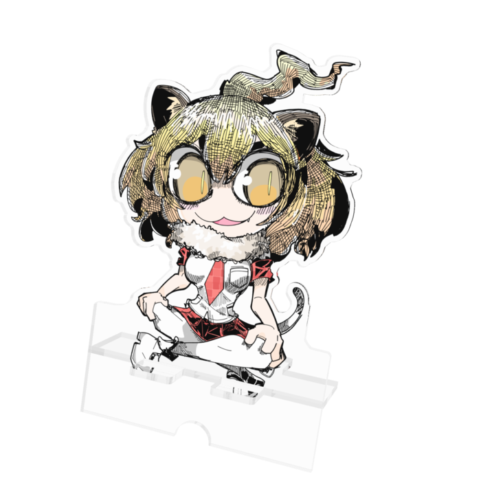 ライオンちゃん|アクリルスマホスタンド - 100x160mm(ケーブル穴あり)