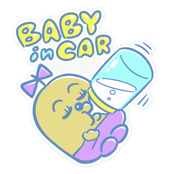 ステッカー(クリアタイプ) - 160 x 160 (mm)