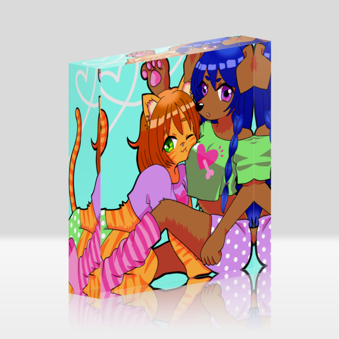 アクリルブロック - 100x100mm