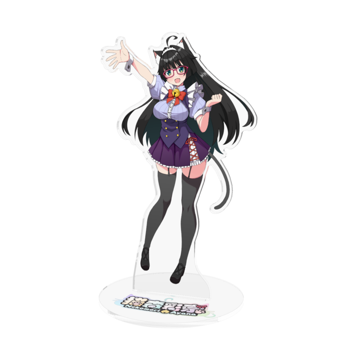 アクリルフィギュア【メイド風】 160x160mm