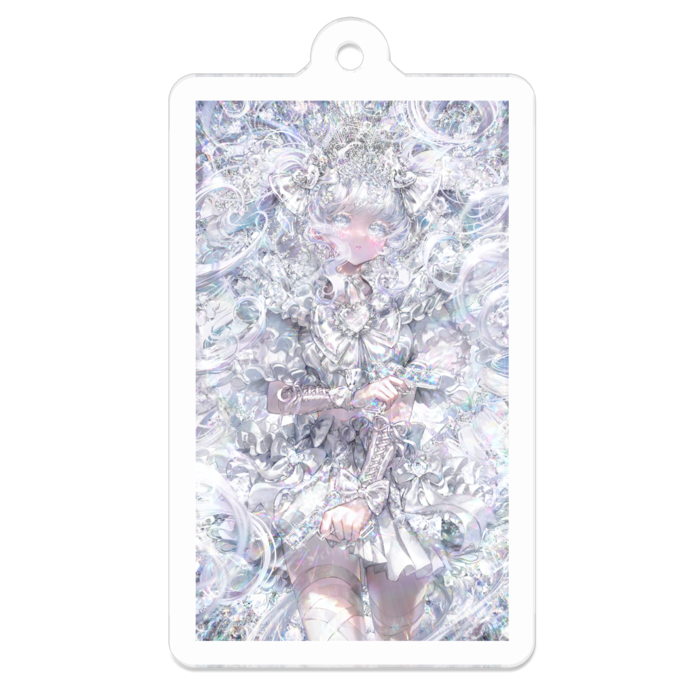 アクリルキーホルダー（コーティング） - 50 x 50 (mm)