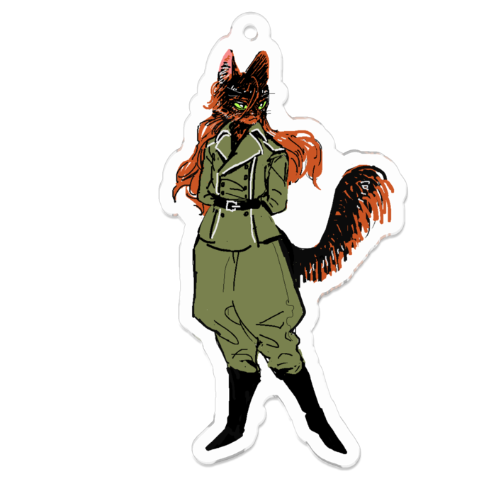 アクリルキーホルダー - 70 x 70 (mm)