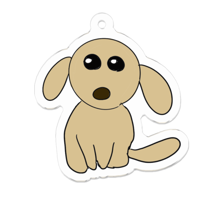 アクリルキーホルダー - 50 x 50 (mm)