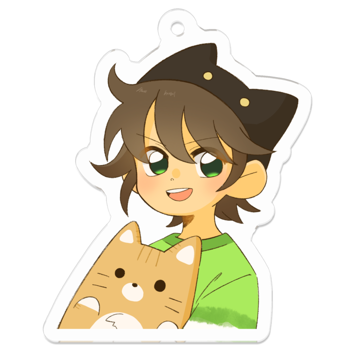 アクリルキーホルダー - 50 x 50 (mm)