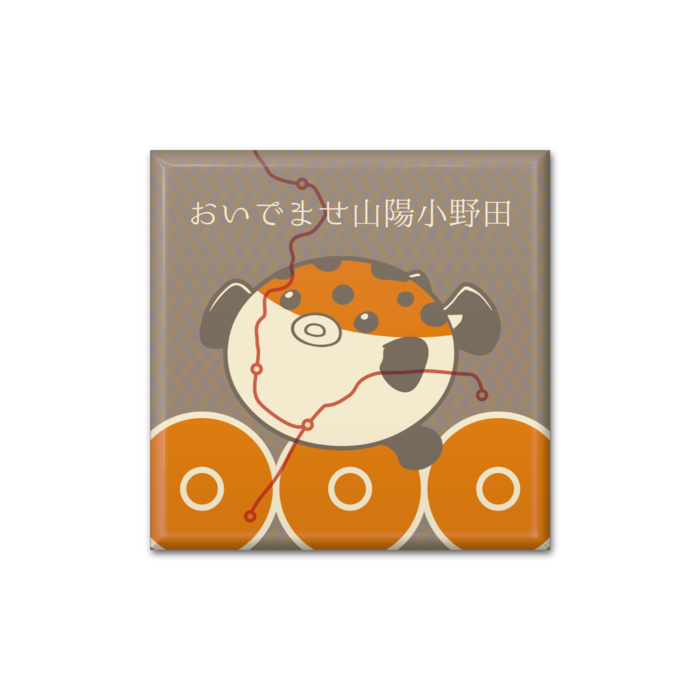 缶バッジ - 四角形40mm