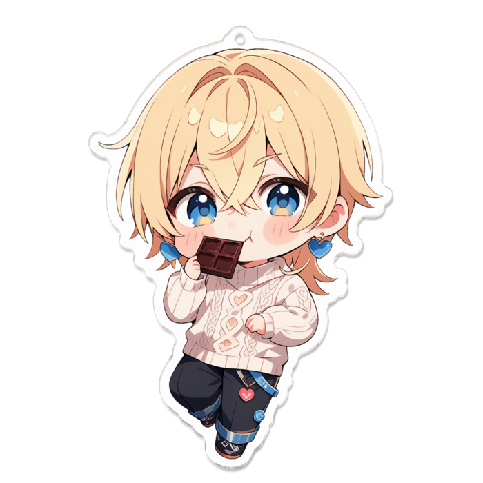 アクリルキーホルダー - 100 x 100 (mm)