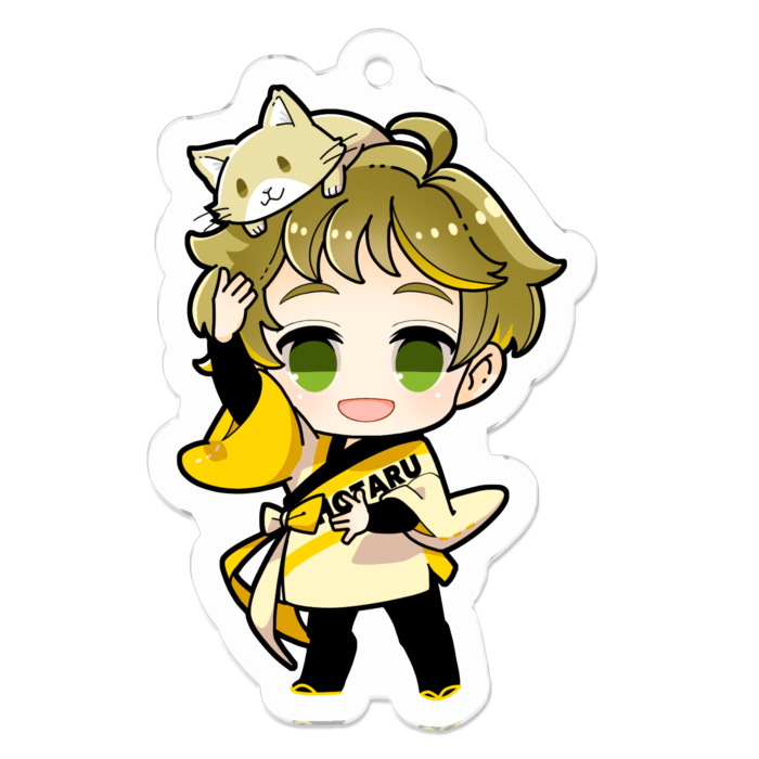 ほたる アクリルキーホルダー - 50 x 50 (mm)