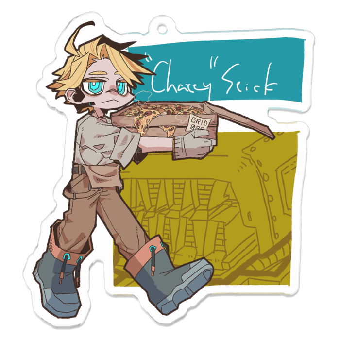 アクリルキーホルダー - 70 x 70 (mm)