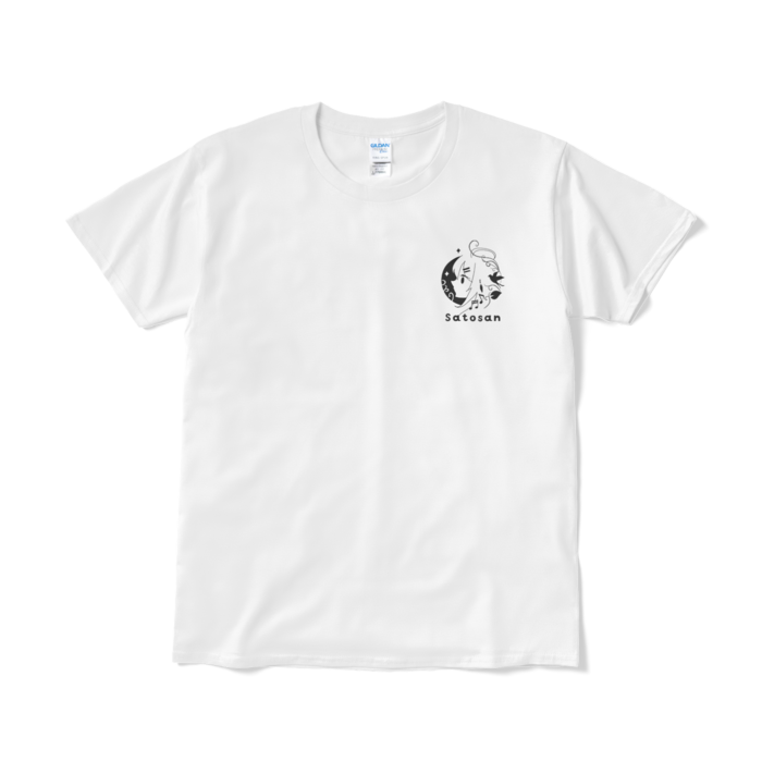 Tシャツ黒ロゴ - L - ホワイト