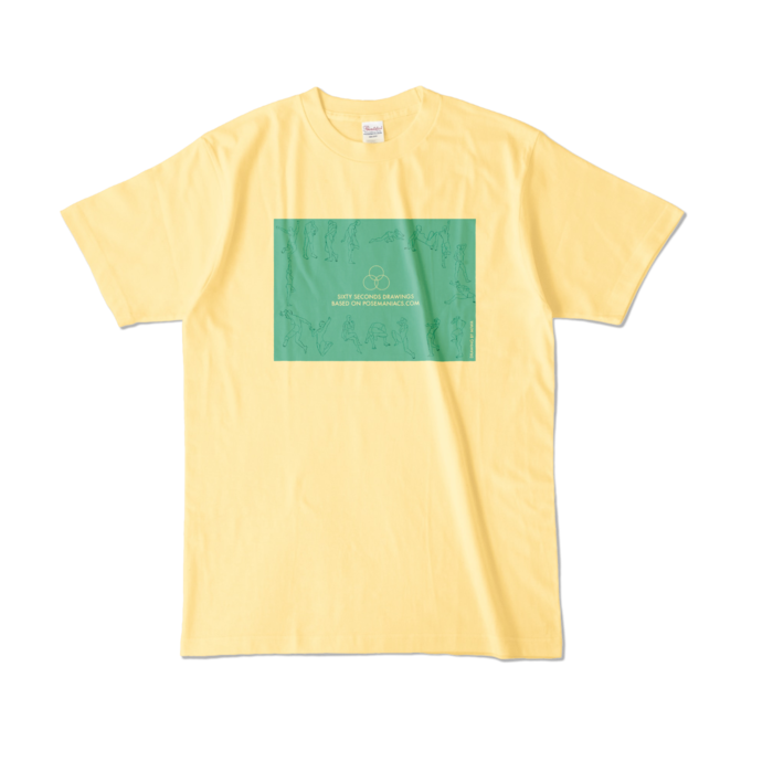 カラーTシャツ - L - ライトイエロー (淡色)
