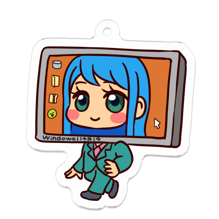 アクリルキーホルダー - 50 x 50 (mm)