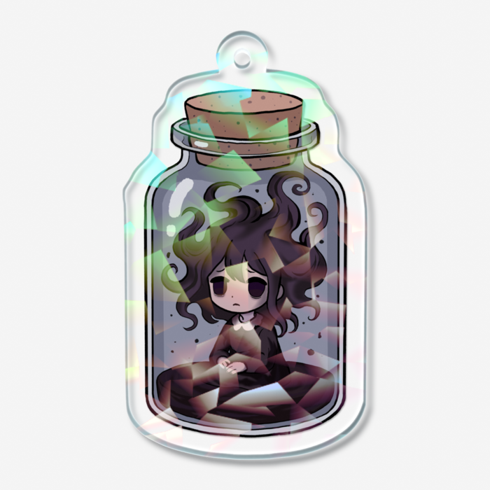 ホログラムアクリルキーホルダー - 50 × 50mm