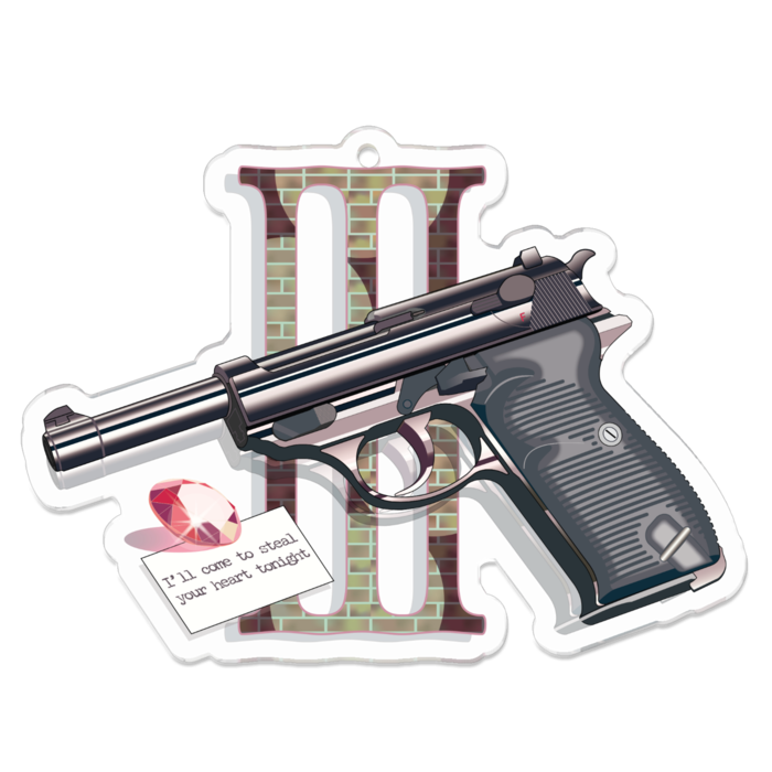 アクリルキーホルダー - 70 x 70 (mm)