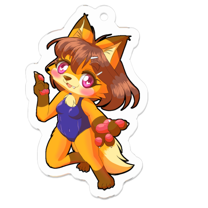 アクリルキーホルダー - 50 x 50 (mm)