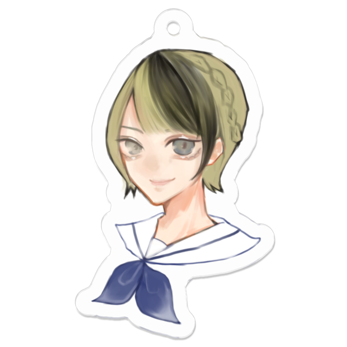 アクリルキーホルダー（コーティング） - 50 x 50 (mm)