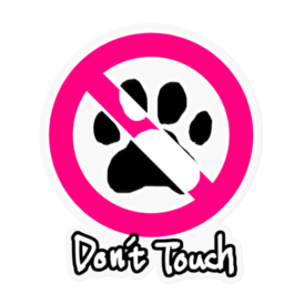 Don T Touch肉球ステッカー ちりショップ Booth