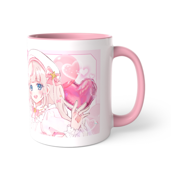 ツートンカラーマグカップ - 直径 8.2cm / 高さ 9.5cm