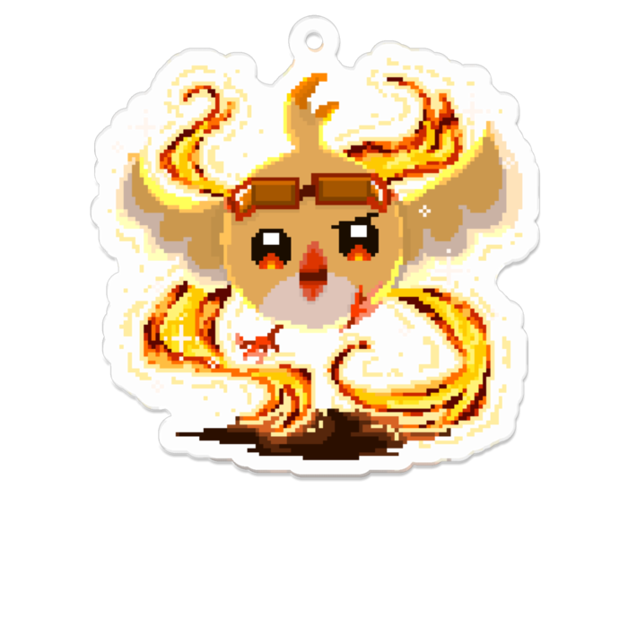 アクリルキーホルダー - 70 x 70 (mm)
