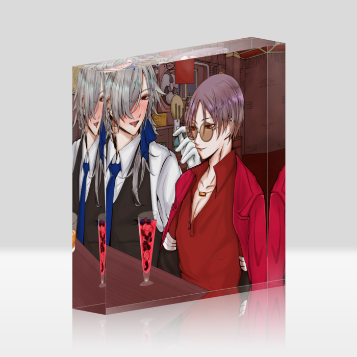 アクリルブロック - 100x100mm