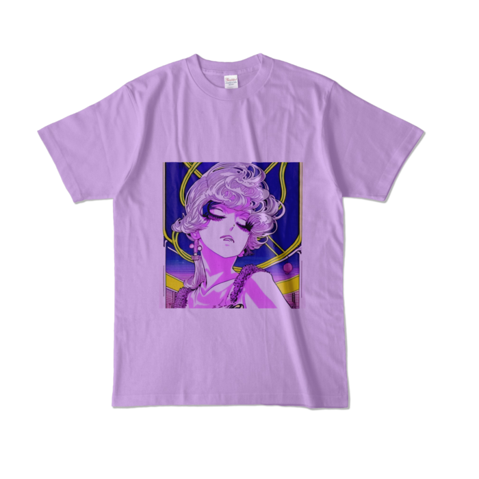 カラーTシャツ - L - ライトパープル (淡色)