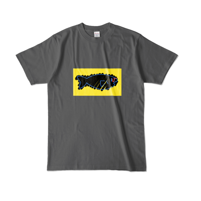 カラーTシャツ - L - チャコール (濃色)