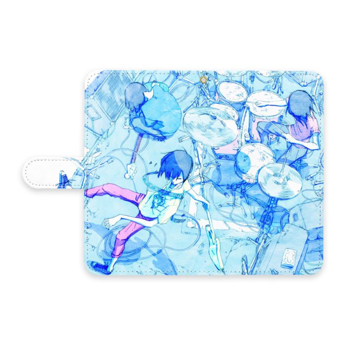 手帳型Androidケース - L - ストラップ穴 あり