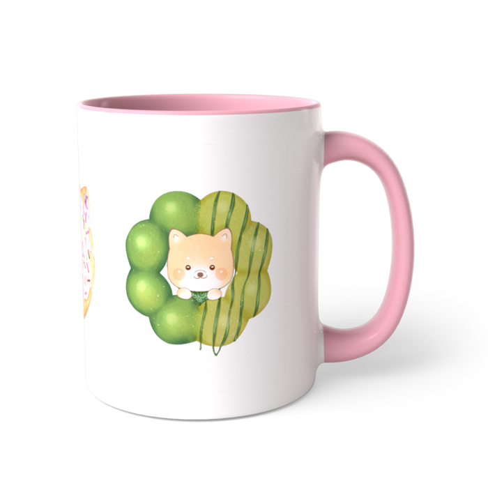 ツートンカラーマグカップ - 直径 8.2cm / 高さ 9.5cm