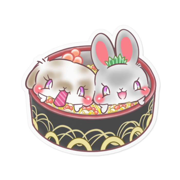 ステッカー - 100 x 100 (mm)