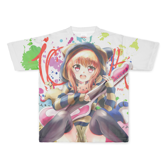 フルグラフィックTシャツ - L - 正面印刷のみ