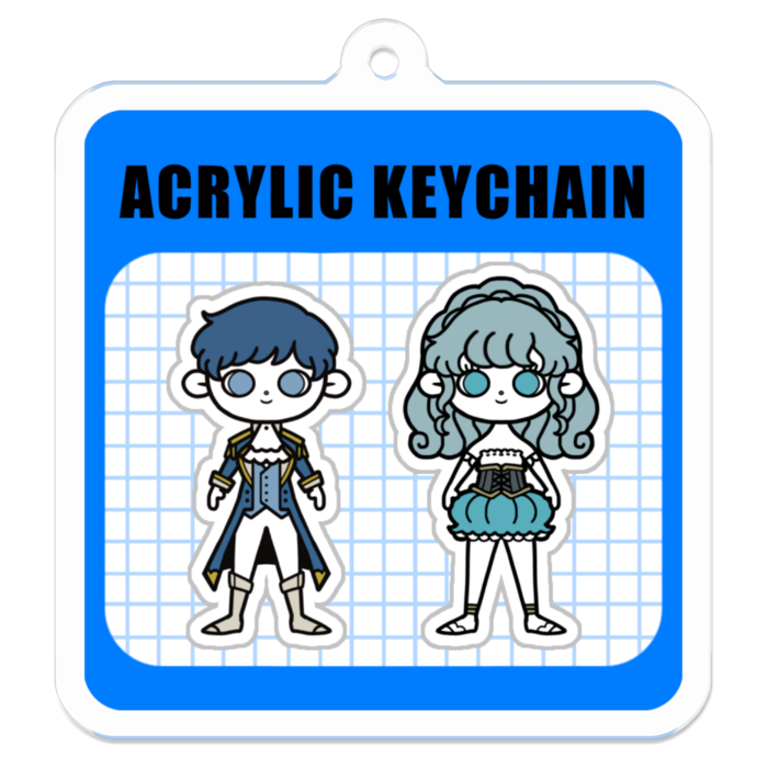 アクリルキーホルダー - W50 × 50mm 以内