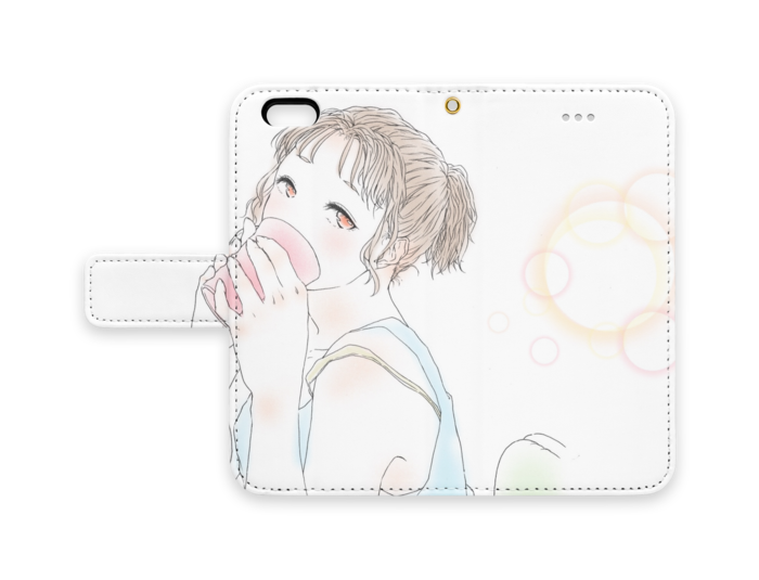 手帳型iPhoneケース - iPhone 6 / 6s - ストラップ穴 あり